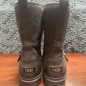 UGG leather boots, never worn outside.  Only worn in house. Excellent condition